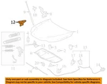 Toyota Oem 22-25 NX250 Hood Components-striker 5358078010. Fixed Price $108.43.