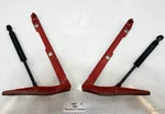 1997-2004 Oem Porsche Carrera 911 996 Front Left Right Hood Hinge Red Set. Fixed Price $95.95.