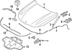 Genuine Bmw Hinge 41-00-9-629-222. Fixed Price $157.50.