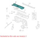 1997-2006 Jeep Wrangler Cowl Cover Used Oem 55174636AB. Fixed Price $129.99.