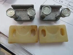 63 Corvette Lower Hood Alignment Wedges W/blocks Bolts-gm #3966709/3833244-USED. Fixed Price $199.95.