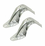Empi Chrome Deck Lid Brackets,fits Vw Cooled Bug Pair 8662. Fixed Price $47.95.