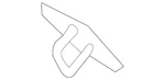 Genuine Porsche Hood Latch Striker Plate 95B-823-259-C. Fixed Price $26.17.