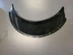 Formed Rock Guard, 3", Gloss Black. Fixed Price $50.00.