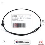 High Quality Release Cable Hood Latch For 2006-2011 Hyundai Accent 811901E000. Fixed Price $23.95.