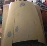 Original Mercedes W111 280SE 3.5 Coupe Cabrio Motorhaube Hood Bonnet Oem. Fixed Price $6500.00.