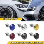 Auto Car Push Button Quick Release Hood Bonnet Pins Lock Clip Bumper Latch Kit. Fixed Price $8.99.
