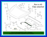 New Genuine Oem 16-21 Hyundai Tucson Inner Hood Weatherstrip Seal. Fixed Price $34.00.