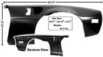 1970-81 Trans Am/firebird Fender W/side Lamp Hole Rh New. Fixed Price $537.89.