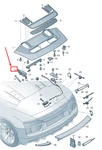 New Audi R8 Rear Left Side Bootlid Hinge 4S7827301. Fixed Price $113.14.
