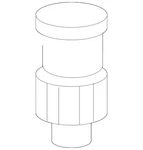 Genuine Lexus Hood Stop Buffer 53590-78010. Fixed Price $48.94.