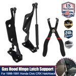 For Honda Civic Crx 88-91 Ef Billet Aluminum Gas Hood Hinge Latch Support+plier. Fixed Price $127.83.