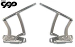 68-72 Pontiac Gto Lemans Eddie Motorsports MS149-59P Billet Aluminum Hood Hinges. Fixed Price $744.00.