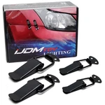 4PC Black Matte Finish Fender Bumper/hood Quick Release Lock Clip/hasp/latch. Fixed Price $17.09.