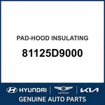 2016-2022 Kia Sportage Pad-hood Insulating Oem New 81125D9000. Fixed Price $483.77.