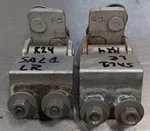 Saturn L100 2002 Oe Left Painted Silver Door Hinge Upper Lower Set 21019726 4R. Fixed Price $34.88.