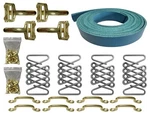Blue Leather Strap Brass Kit For Aftermarket Hot Rod. Fixed Price $389.99.