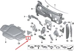 New Bmw X6G06 Left Engine Cover Sound Deadening 51487214633 Genuine. Fixed Price $159.24.