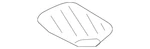 Genuine Audi Dashboard Air Vent Trim 80B-819-794-AY2. Fixed Price $24.48.