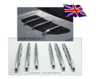 2004-2008 Mercedes Benz R171 Slk Chrome Bonnet Grill Hood Fins Uk Supplier. Fixed Price $68.09.