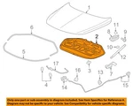 Gm Oem 17-19 Lacrosse Hood Components-insulator 26244400. Fixed Price $53.59.