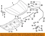 Subaru Oem 14-25 Forester Components-grille Stopper 57275SG000. Fixed Price $9.00.