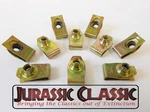 46-80 Ford 10 1/4-20 Yellow Zinc Extruded Fender U-nuts Clips Hood Body Glovebox. Fixed Price $18.14.