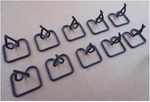 10 New! Belt/hood Moulding Clips! Fits 1930'S-50'S Ford,dodge,plymouth,chrysler. Fixed Price $17.99.