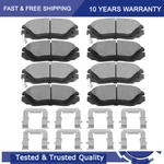 8PCS Front & Rear Ceramic Brake Pad W/clips For 2010 2011 - 2017 Equinox Terrain. Fixed Price $44.49.