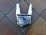 1946 Chevy Hood Emblem Ornament, Nice! 3681683 Fleetmaster. Fixed Price $55.00.