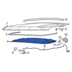 For Jeep Grand Cherokee 2021-2025 68360210AC Front Hood Insulation Pad. Fixed Price $149.38.