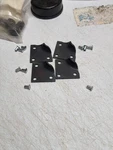 1928-31 Ford Model Hood Clip Bracket Steel Set Of 4 Missing Rivets. Fixed Price $14.00.