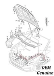 Audi E-tron Hood Latch Release Bonnet Cable 2019-.... 4KL823535B Oem Genuine. Fixed Price $61.77.