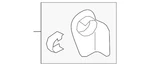 Genuine Audi Release Handle 4M8-823-533-H-4PK. Fixed Price $41.85.