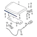 New Oem Genuine 2023-2024 Nissan Titan Front Hood Seal 658109FV0A. Fixed Price $39.95.