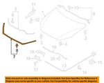 Mazda Oem 16-21 CX-3 Hood Components-front Seal D10E56770A. Fixed Price $50.78.
