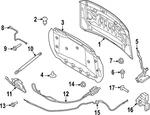 Genuine Ford Hood Latch NL3Z-16700-D. Fixed Price $87.58.