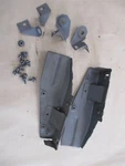 1967 1968 Mercury Monterey Full Size Hood Hinge Fender Mounting Brackets Pair. Fixed Price $47.00.