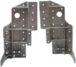 Peterbilt 379 Front Corner Gusset - Pair. Fixed Price $450.00.