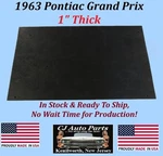 Rem 1963 Pontiac Grand Prix Hood Insulation Stock- 1" Thick GPX-HIN-010. Fixed Price $124.99.