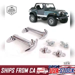 2 Pcs Fit 1955-95 Jeep CJ5 CJ7 CJ8 Yj Chrome Catch Hood Latch. Fixed Price $31.30.