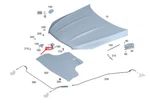 New Mercedes-benz Gls X167 Hood Retaining Hook A2548809802 Genuine. Fixed Price $74.69.