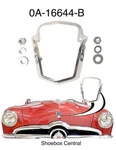 1950 1951 Ford Chrome Hood Emblem Bezel Retainer Trim Ring. Fixed Price $48.50.