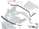 Bmw X3 F25 Engine Compartment Lid Rear Middle Gasket 51767210736 No Duty To. Fixed Price $56.19.