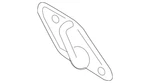 Genuine Audi Hood Latch Striker Plate 81A-823-185-B. Fixed Price $81.35.