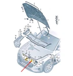 New Audi E-tron Gen Front Bonnet Release Element 4KE823529B Original. Fixed Price $29.73.