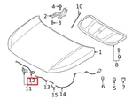 Hyundai Venue Qx Switch Assy-hood 2019-2021-GENUINE. Fixed Price $42.72.