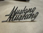 1969 1973 Ford Mustang Emblems Ornaments Pair Fender 69-73 Oem. Fixed Price $56.99.