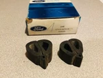 1967-78 Cougar Hood Bumpers (pair) Nos Originals C7WY-16758-A. Fixed Price $35.00.