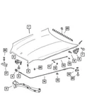 Genuine Mopar 2004-2008 Chrysler Crossfire Hood Hinge Front Left 5101305AA. Fixed Price $44.99.